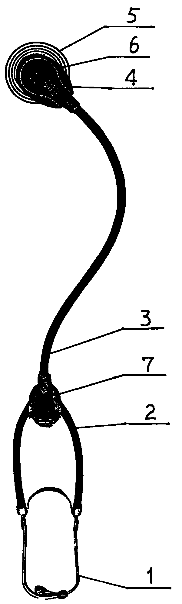 Electronic timing and counting stethoscope