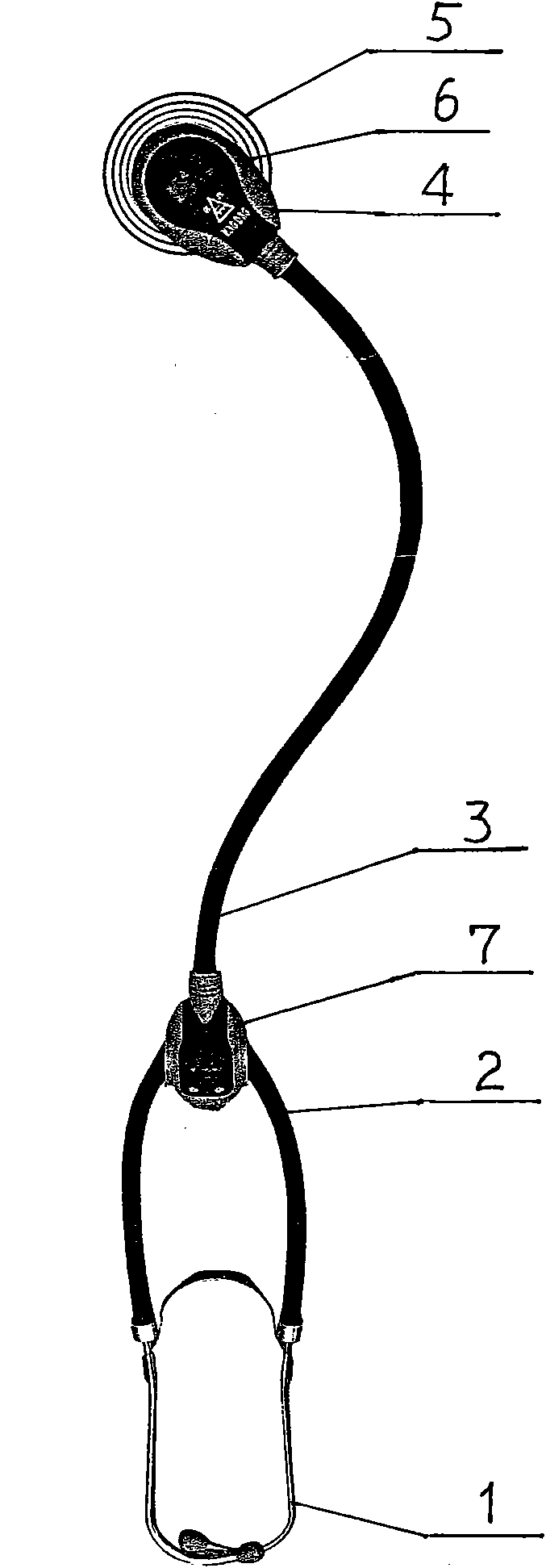 Electronic timing and counting stethoscope