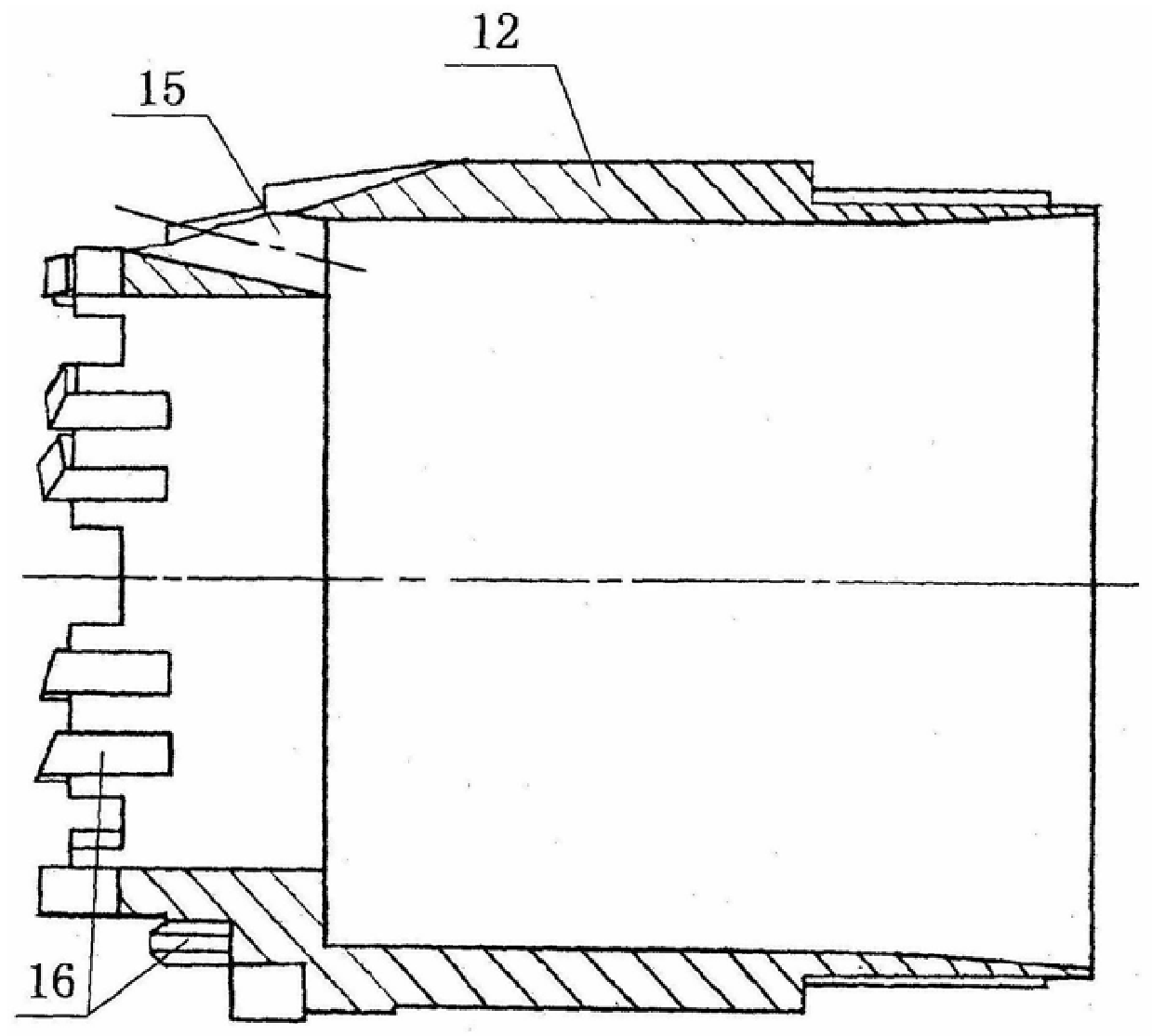 Double tube single action core drilling tool