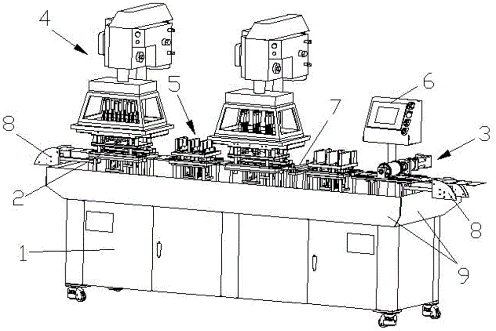 Automatic multi-axis tapping machine with monitoring function