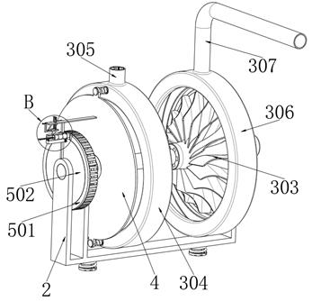 Dynamic balance self-adjusting type fan system