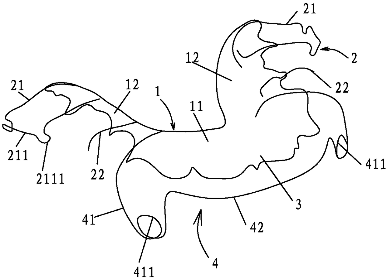 Pull-out type orthodontic device