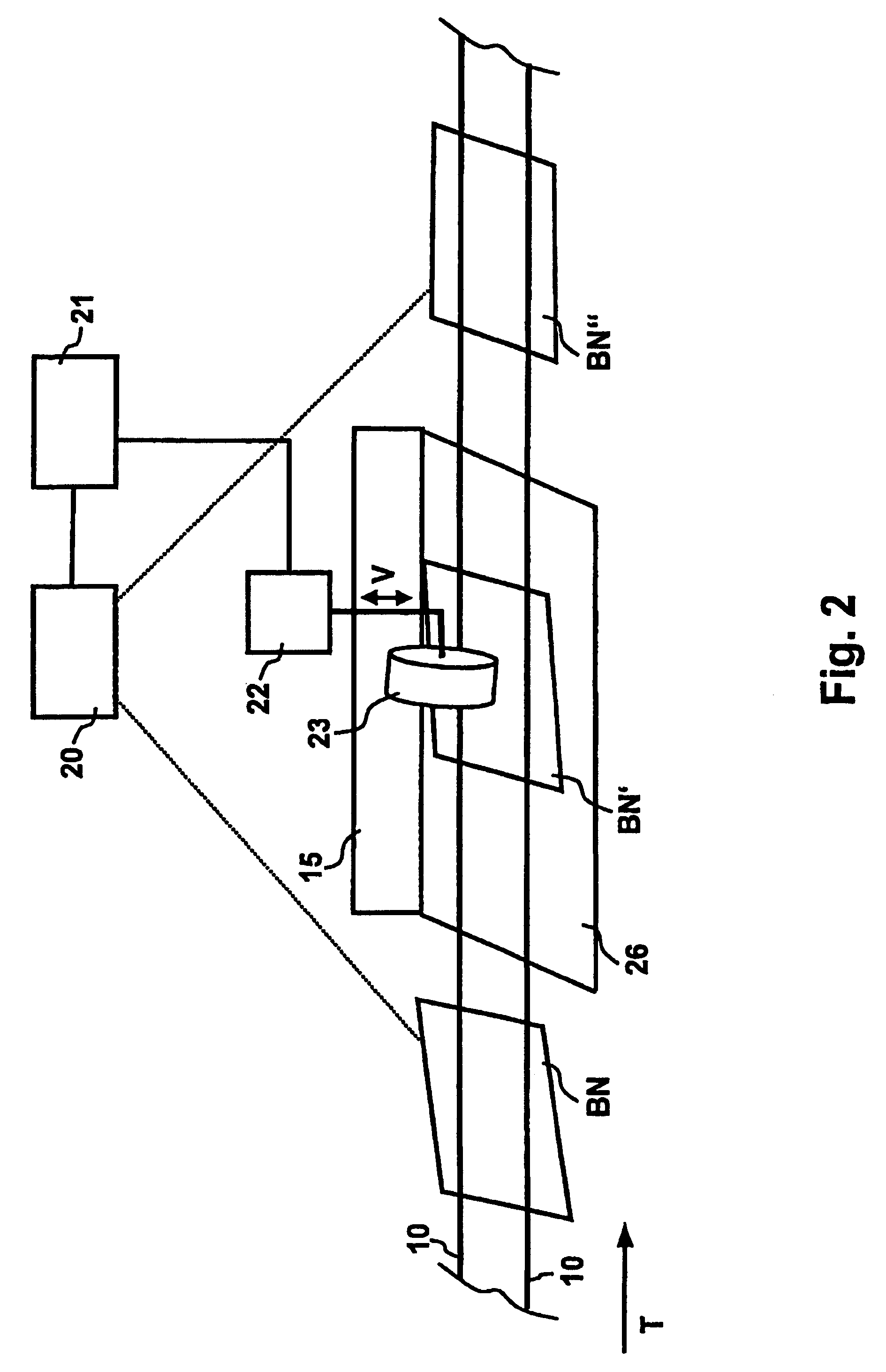 Device and method for aligning bank notes