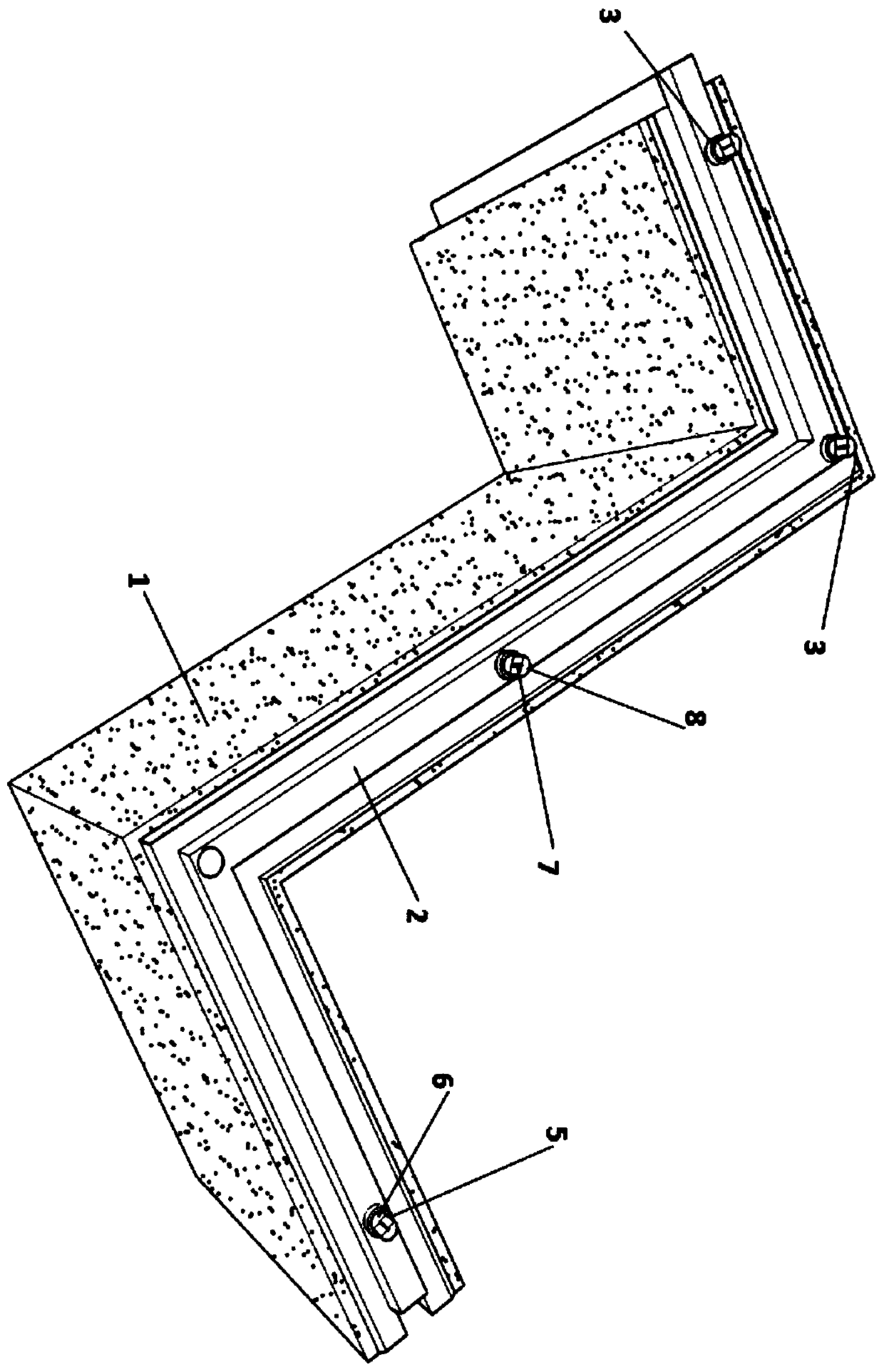 Prefabricated z-shaped thermal insulation wall with lead pipe-coarse sand energy dissipation and shock absorption key and its method