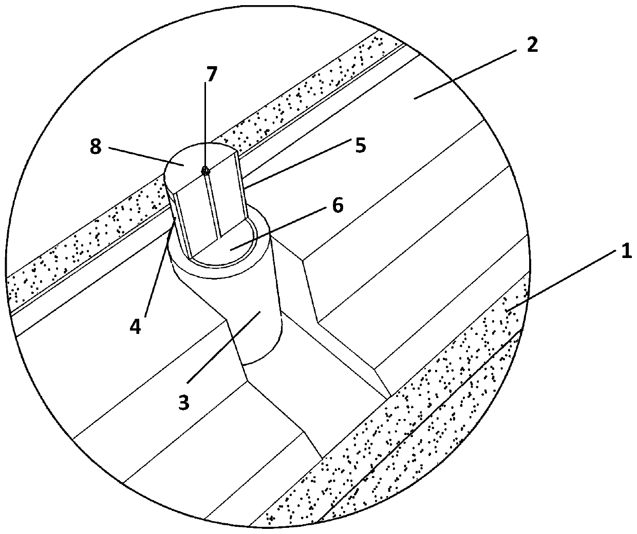 Prefabricated z-shaped thermal insulation wall with lead pipe-coarse sand energy dissipation and shock absorption key and its method