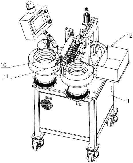 Hair extension buckle assembling machine