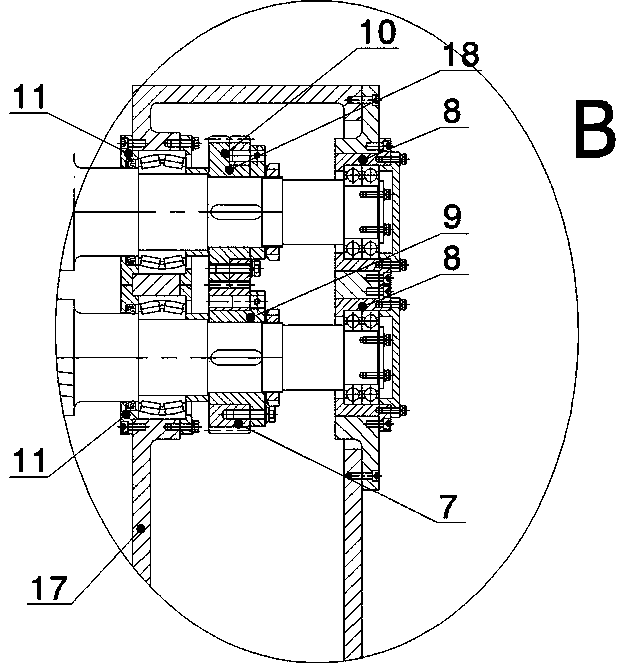 Energy-efficient transmission mechanism of transverse cutting machine