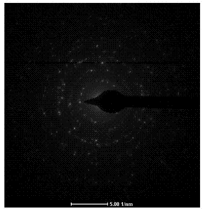 Method for preparing grapheme/ ceramic nanocrystalline particle composite material with electrospinning-hydrothemal method