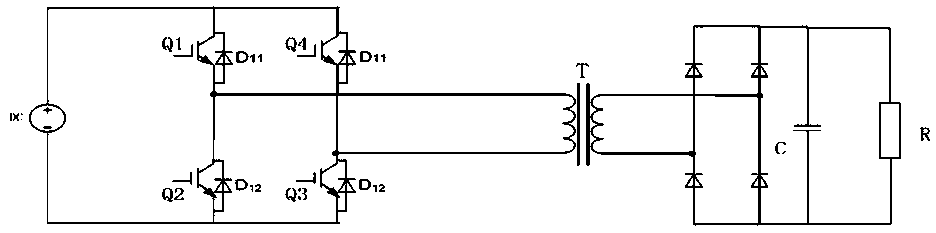 A method of suppressing the bias magnetization of a transformer matched with a full-bridge inverter