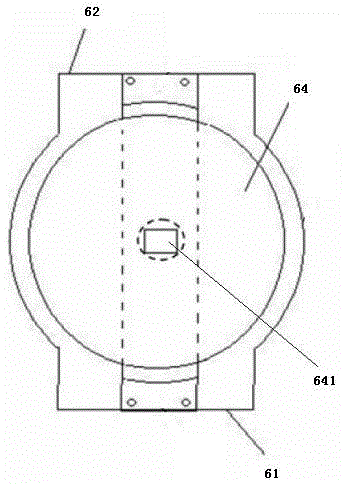 A device for drying and recycling pig blood protein powder