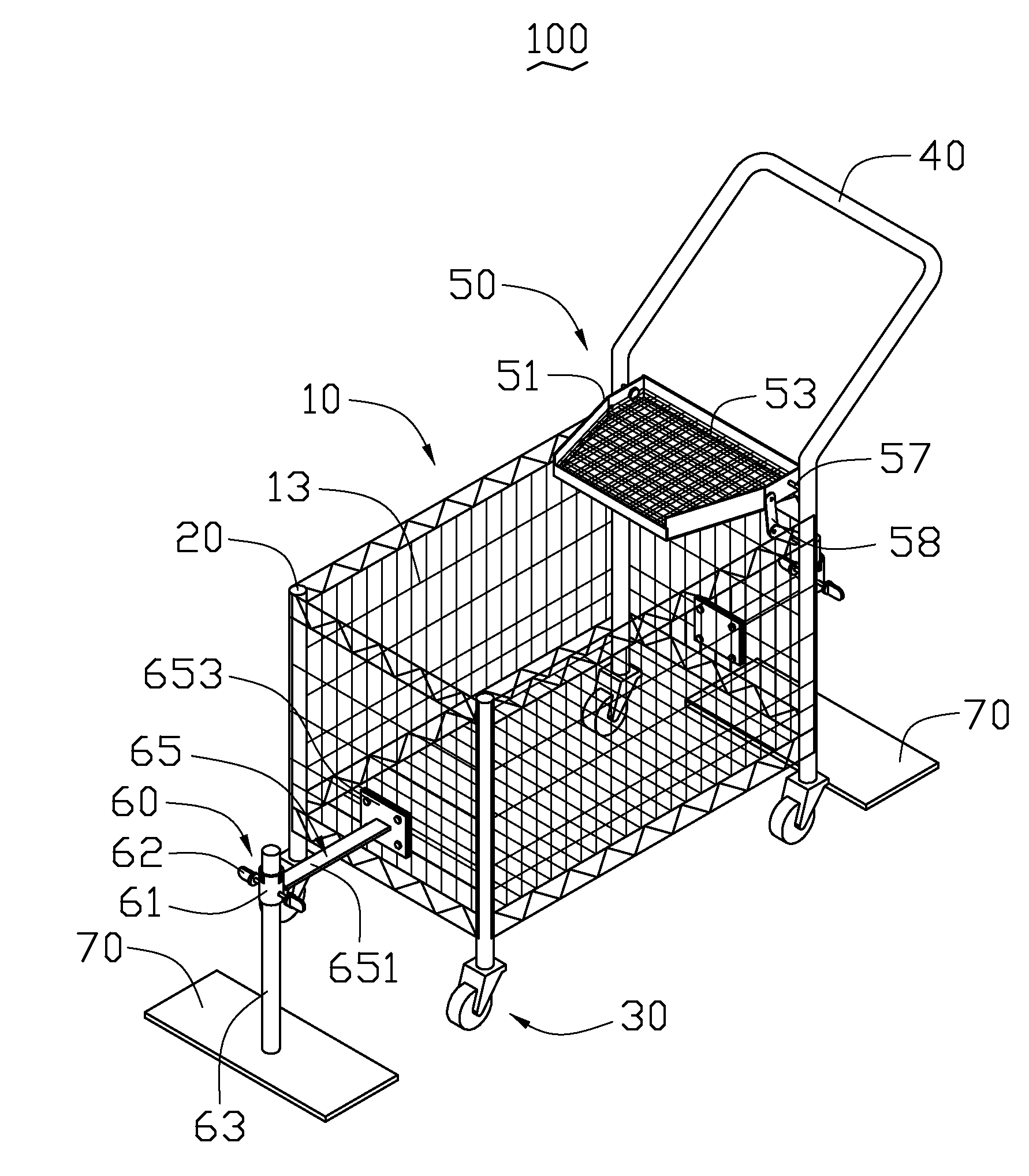 Recycling cart