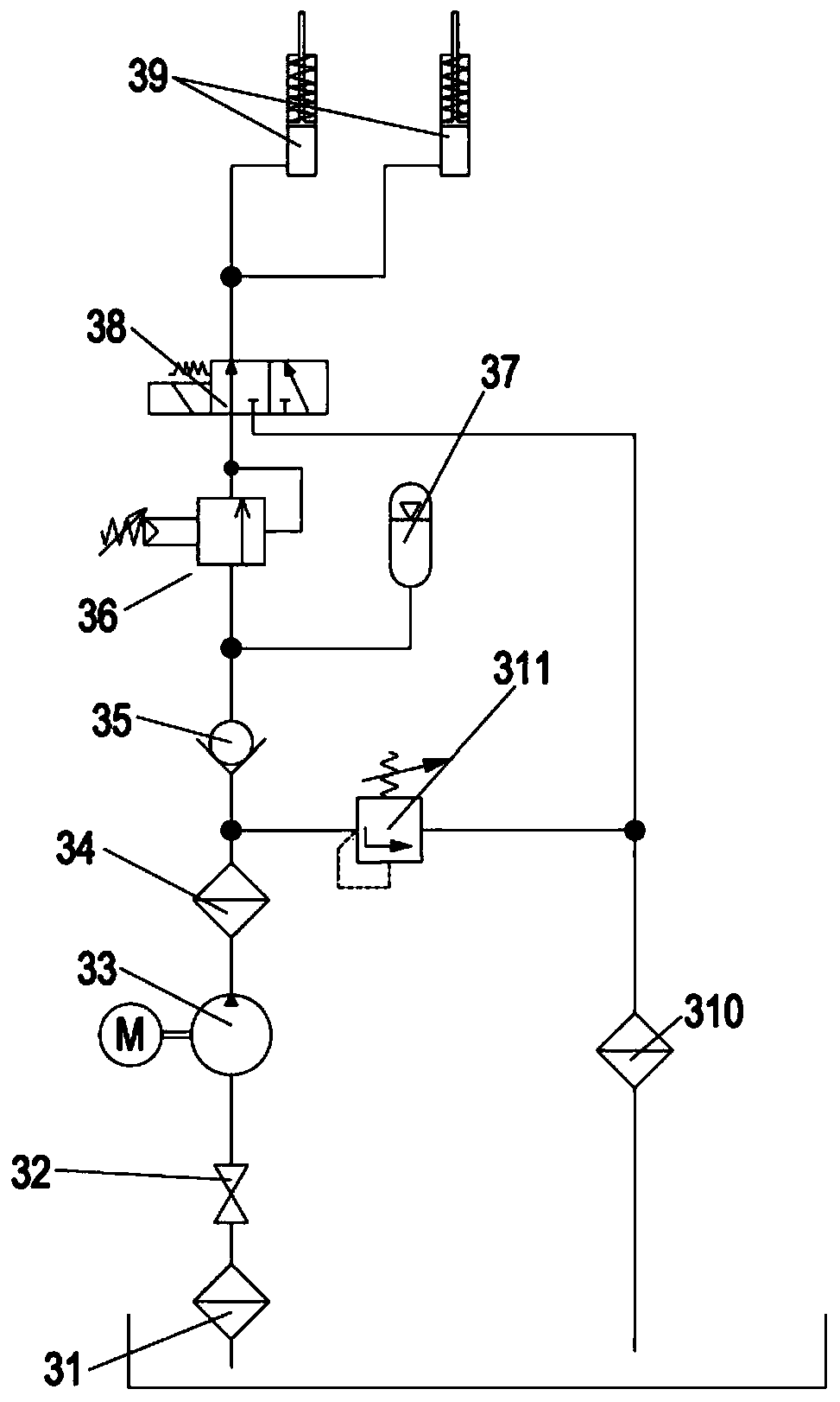 Continuous drill rod lifting and placing device for well drilling