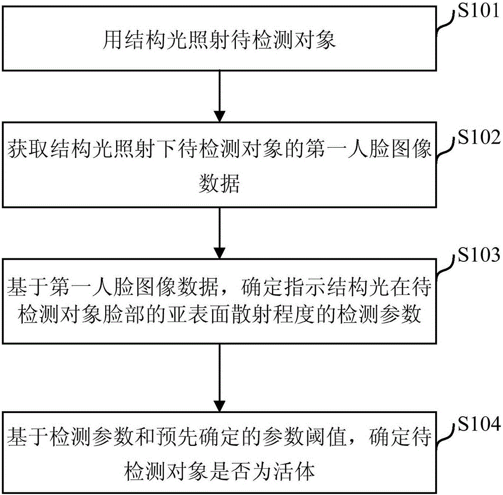 In vivo detection method, in vivo detection system and computer program product