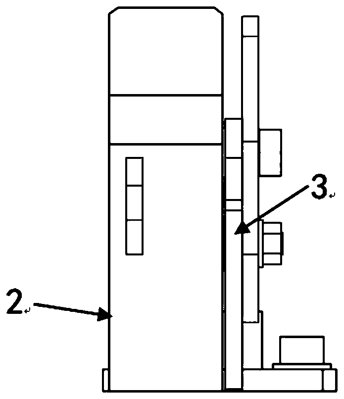 Plate positioning device with limiting block