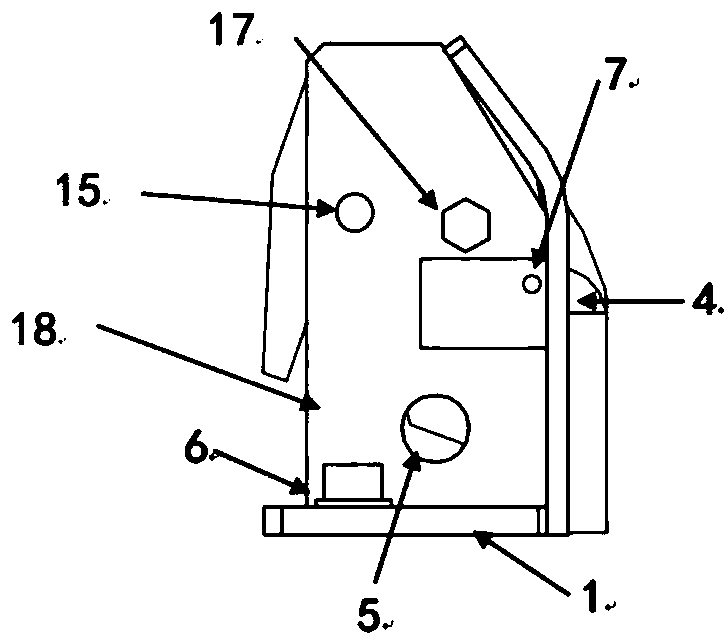 Plate positioning device with limiting block