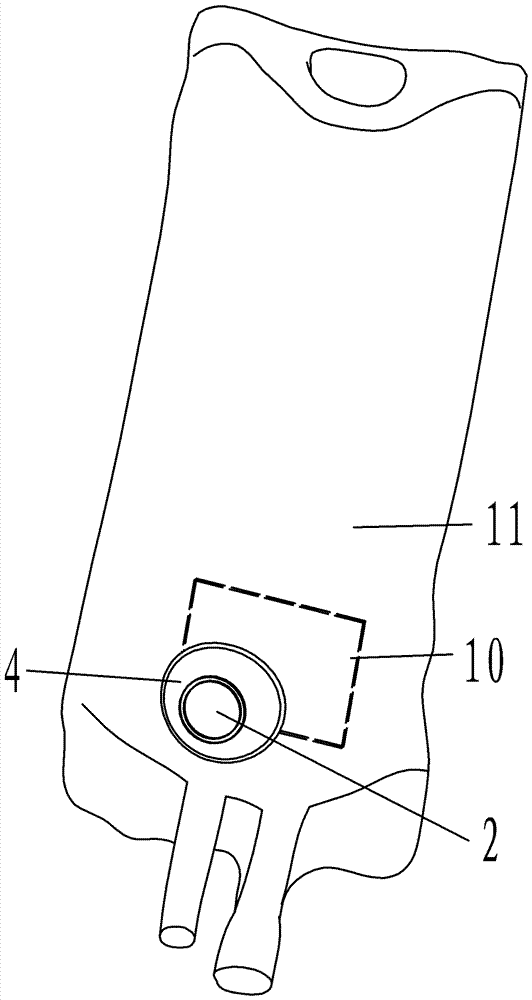 Transfusion warning device