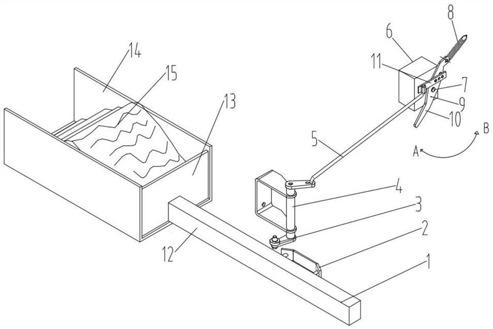 Fast forward device with hydraulic fertilizer pushing mechanism