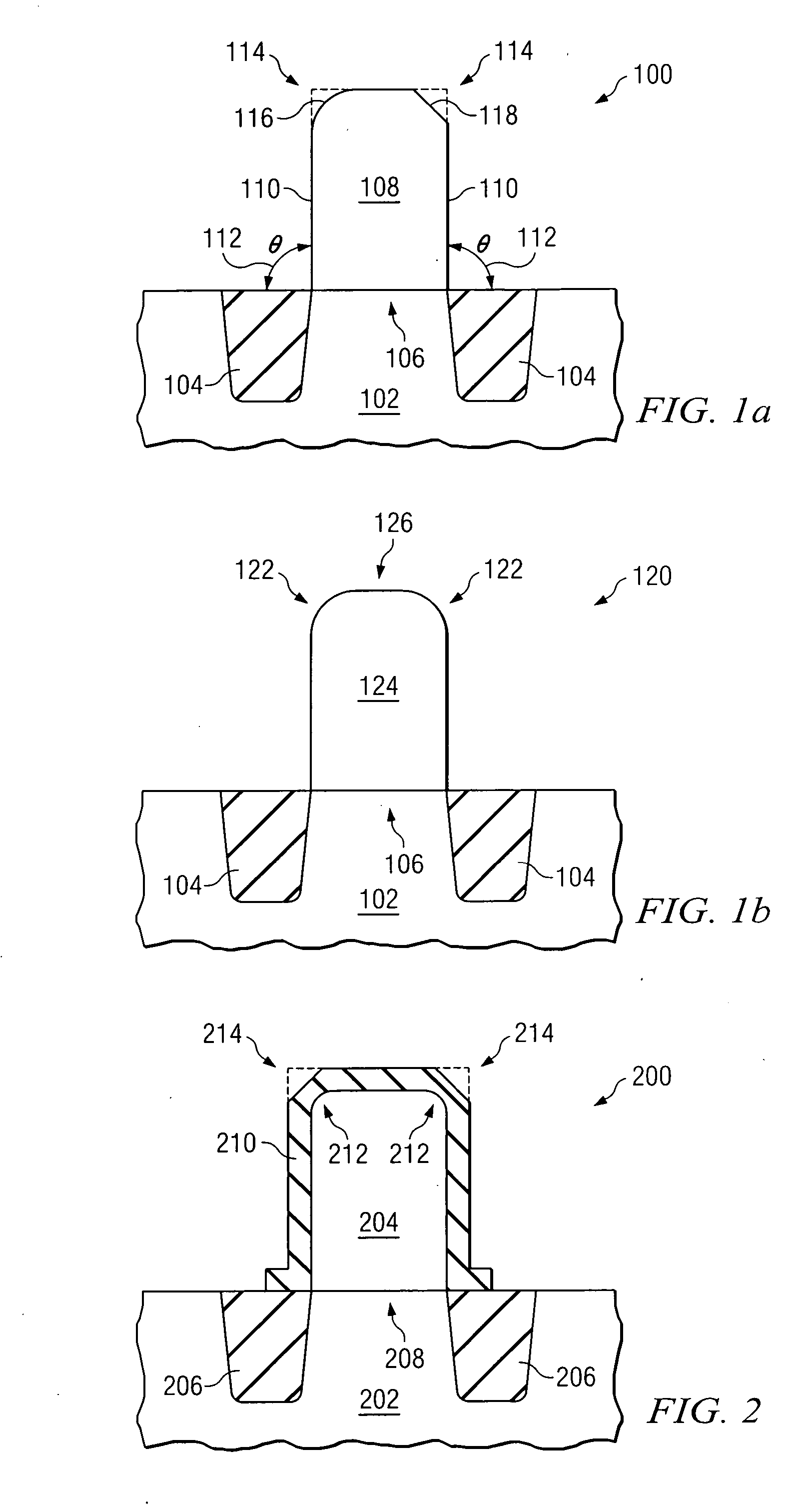 Versatile system for triple-gated transistors with engineered corners