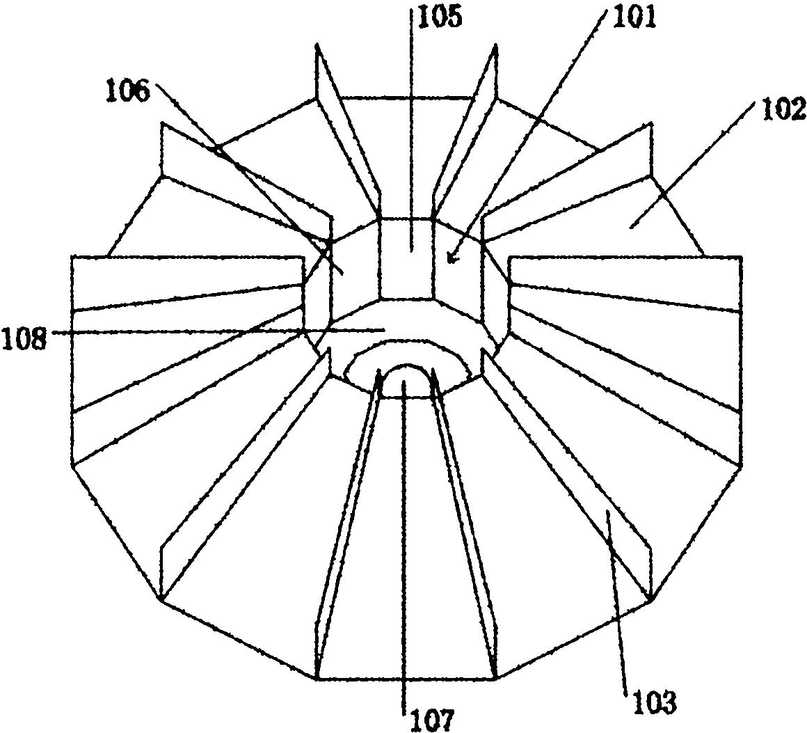 Wave energy generating set