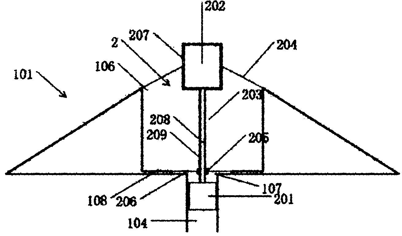 Wave energy generating set