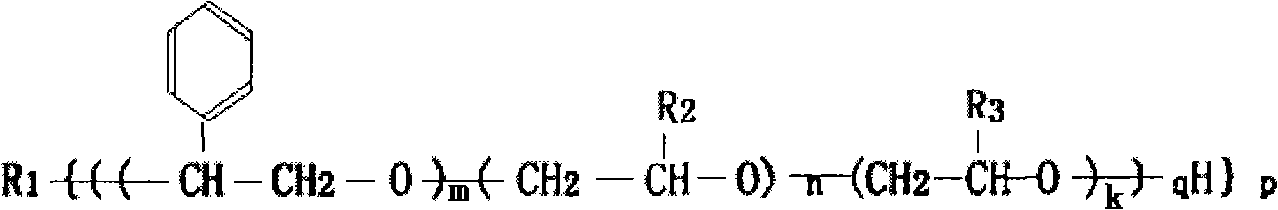 Novel polyether containing styrene oxide opened loop repetitive units and method for preparing the same