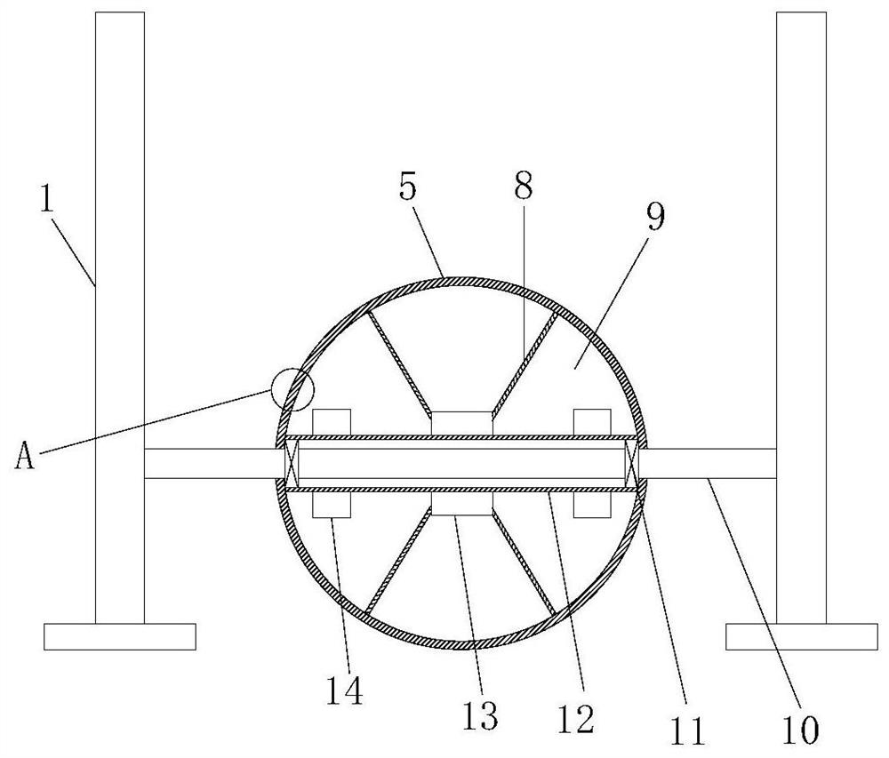 An inflatable ball safety training device for rehabilitation medicine