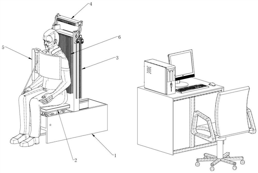 Correcting frame mechanism of medical spine correcting machine