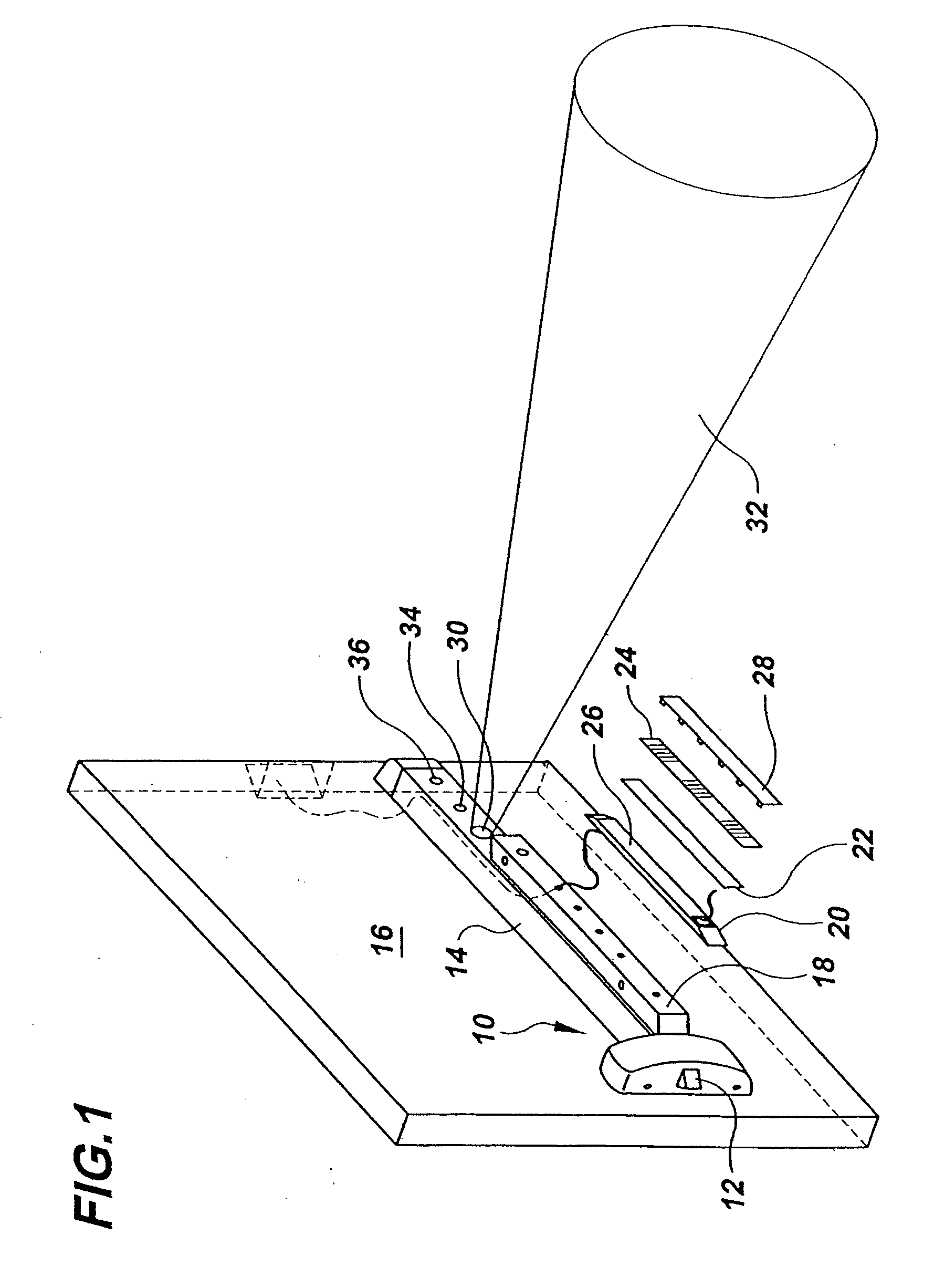 Integrated fire exit alert system