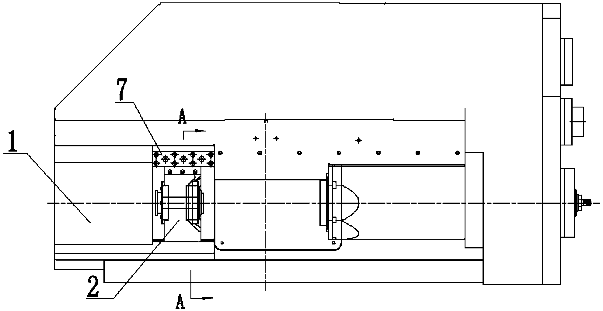 Gear hobbing machine small holder repeated positioning and locking device