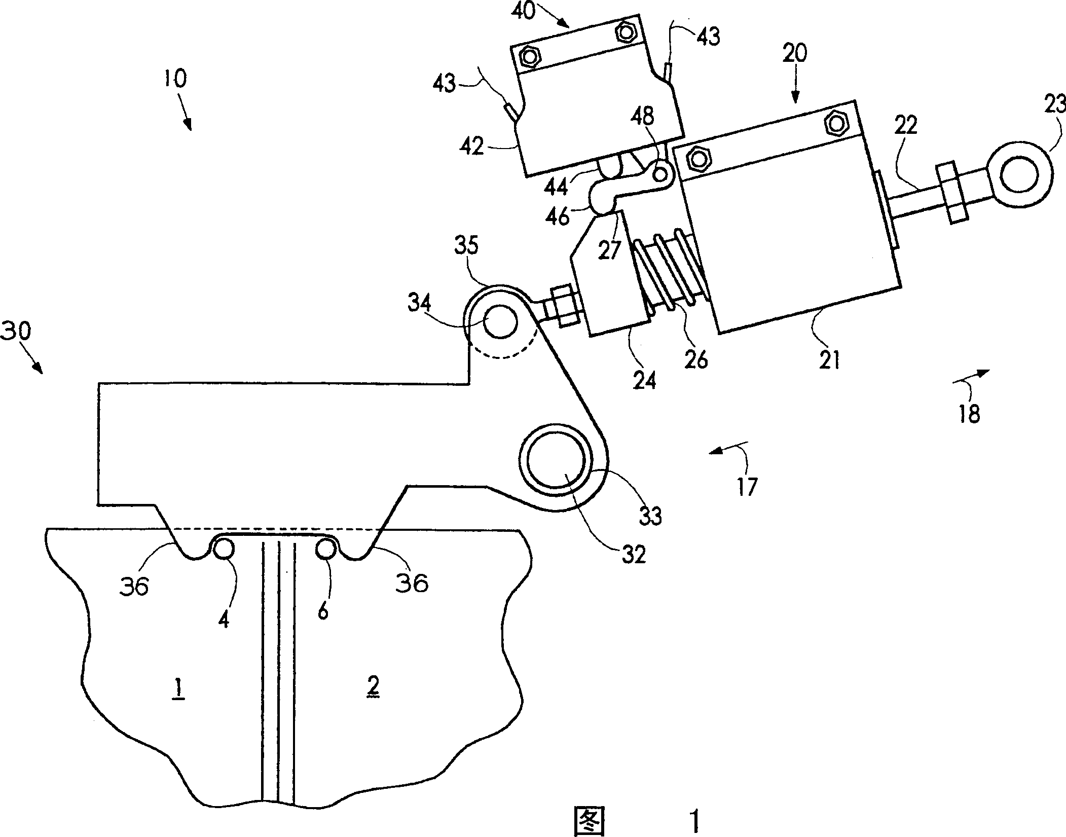 Linear activated lock device for door system of transporting vehicle