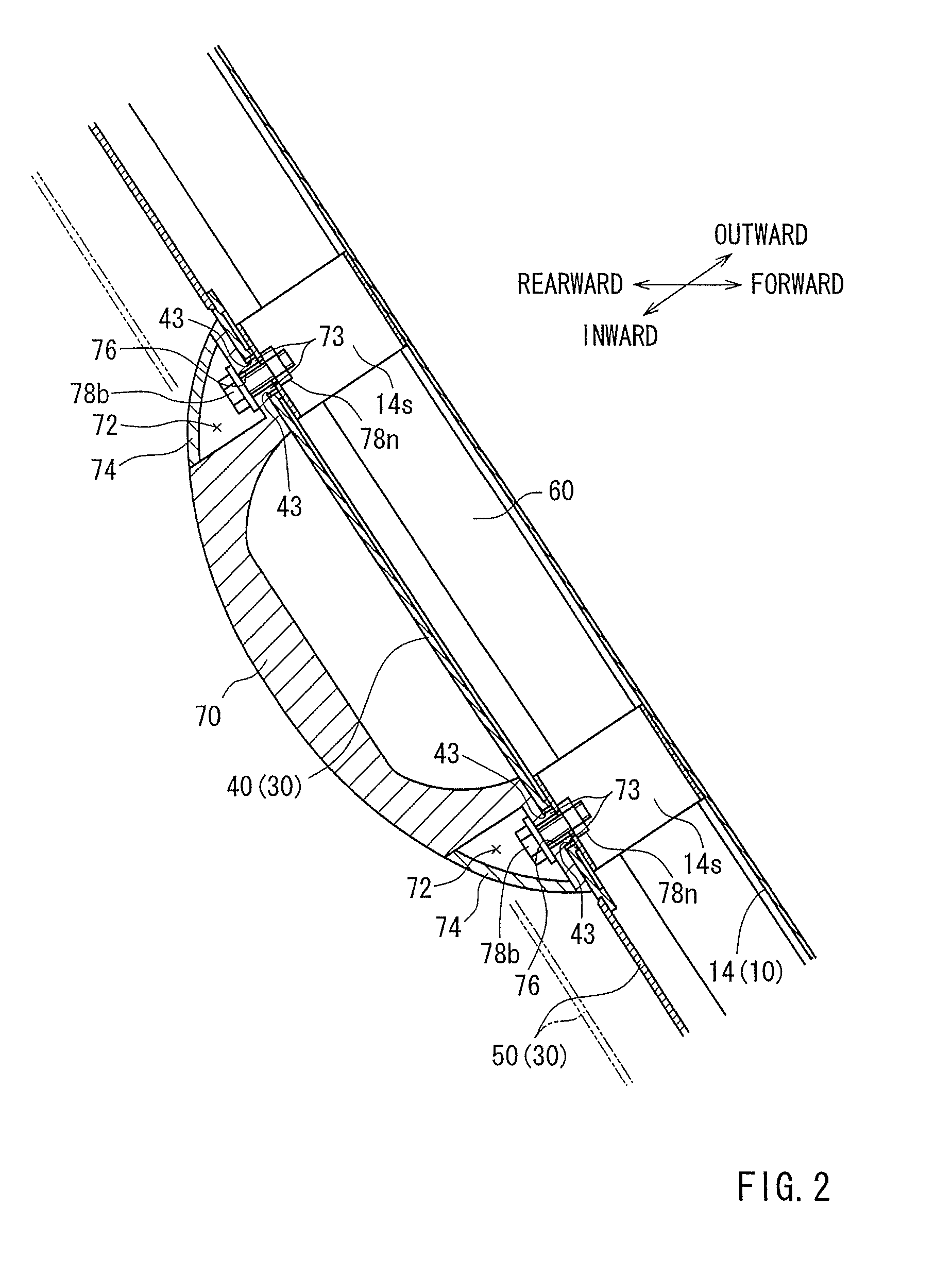 Mounting structures for front pillar trims