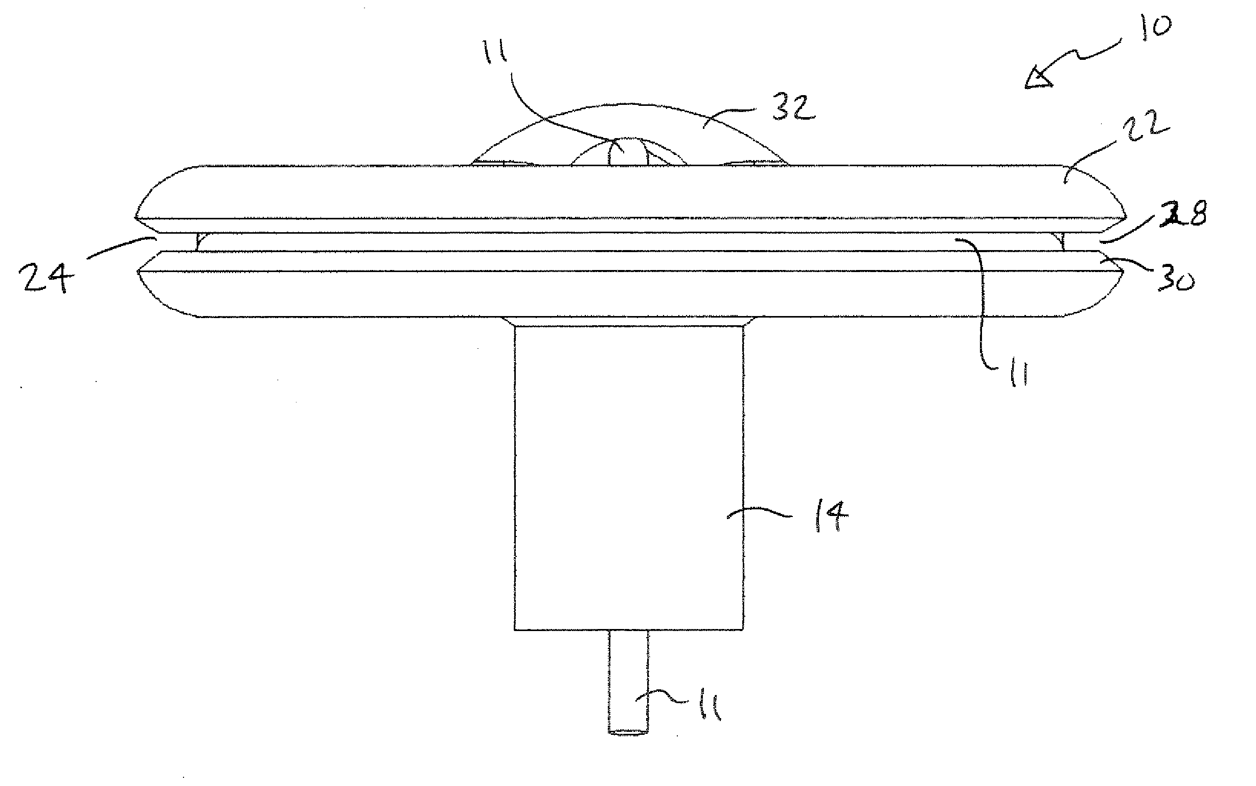 Anchoring device for securing intracranial catheter or lead wire to a patient's skull