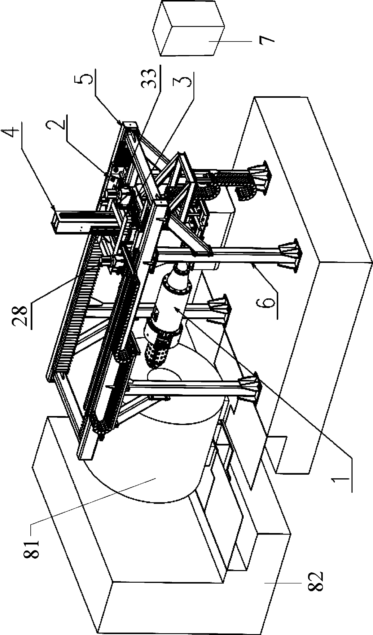 Cold-rolled steel coil inner ring automatic spot welding machine and using method thereof