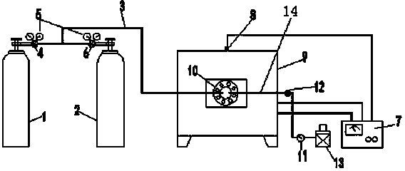 Low-pressure pulse vacuum nitriding method and low-pressure pulse vacuum nitriding device for titanium alloy