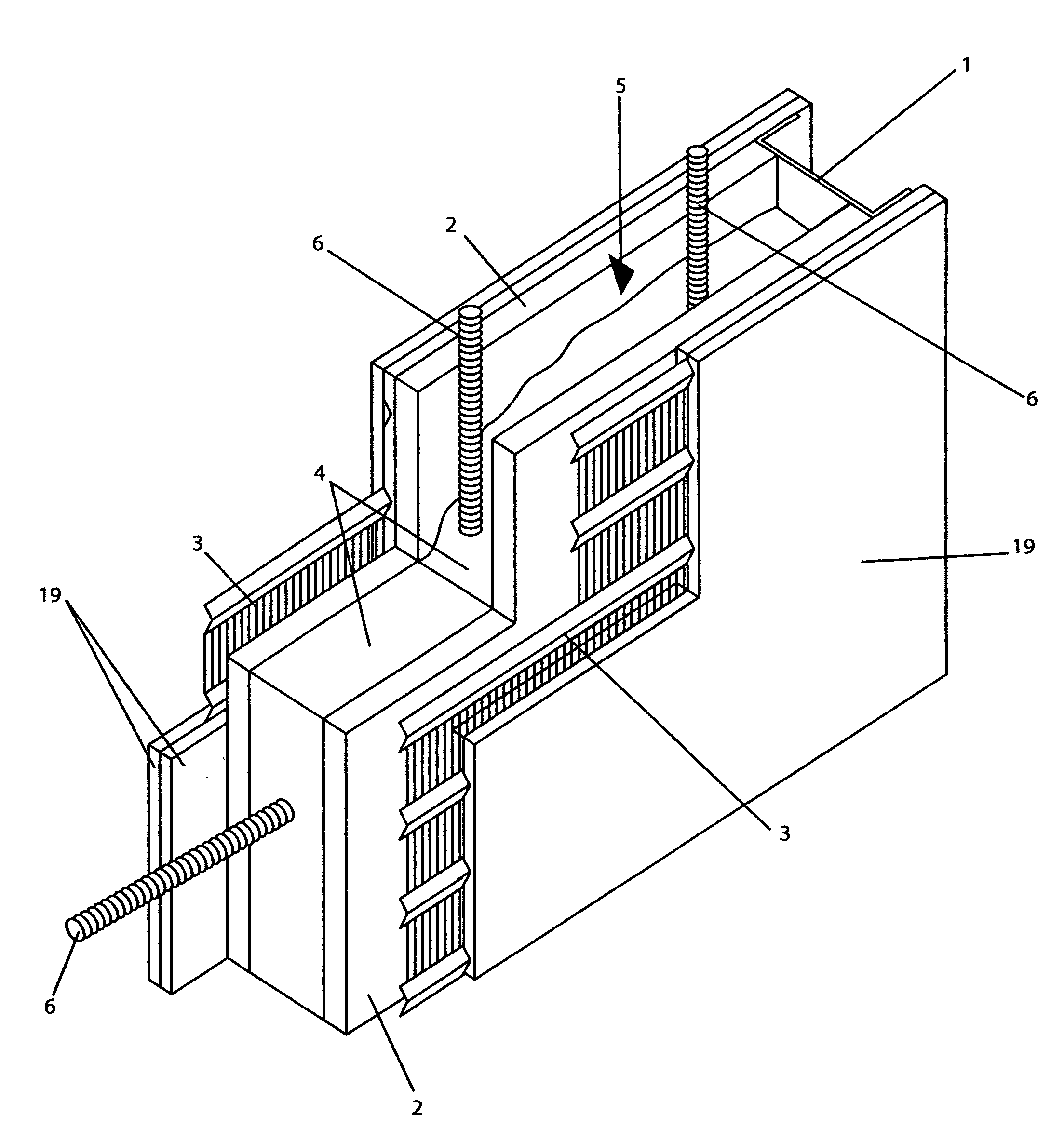 Integral forming technology, a method of constructing steel reinforced concrete structures