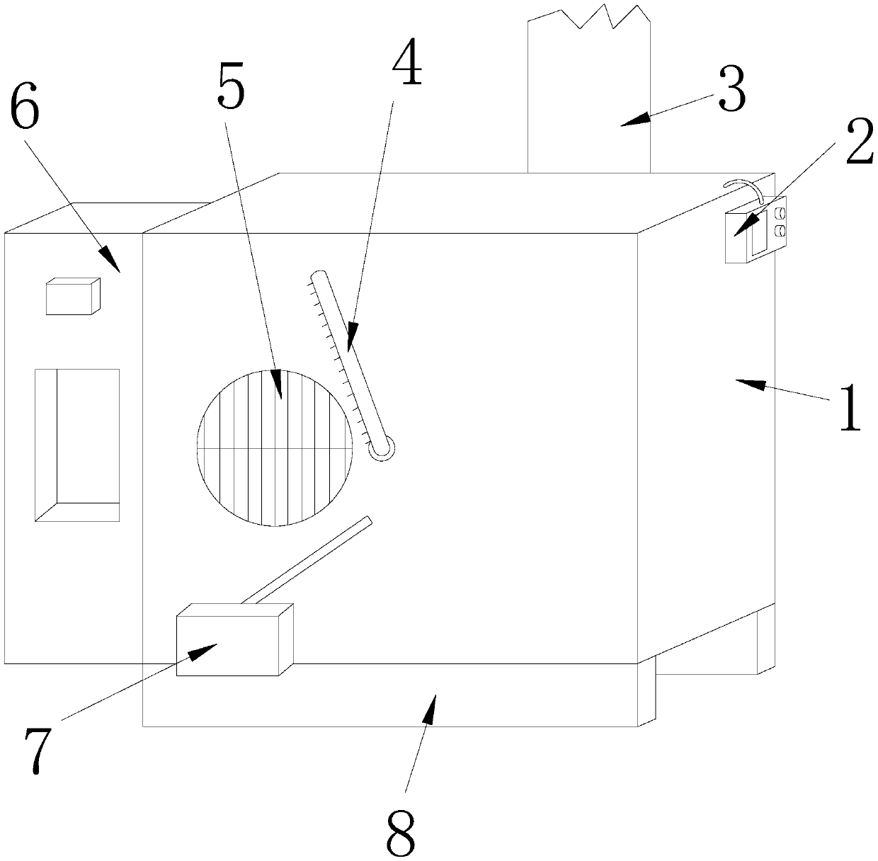 Anti-suction type station air circulation equipment designed in accordance with living habits of flesh flies