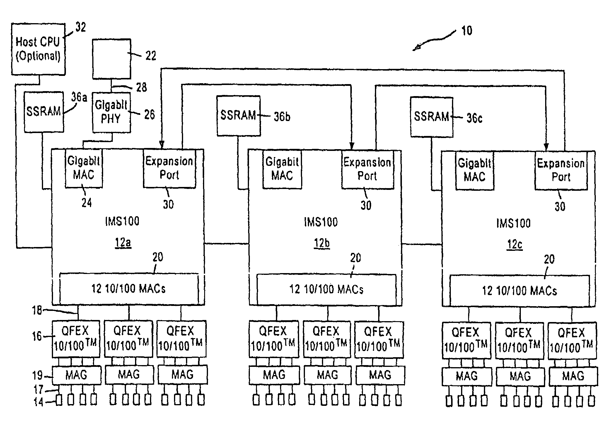 Method and apparatus for locking a table in a network switch