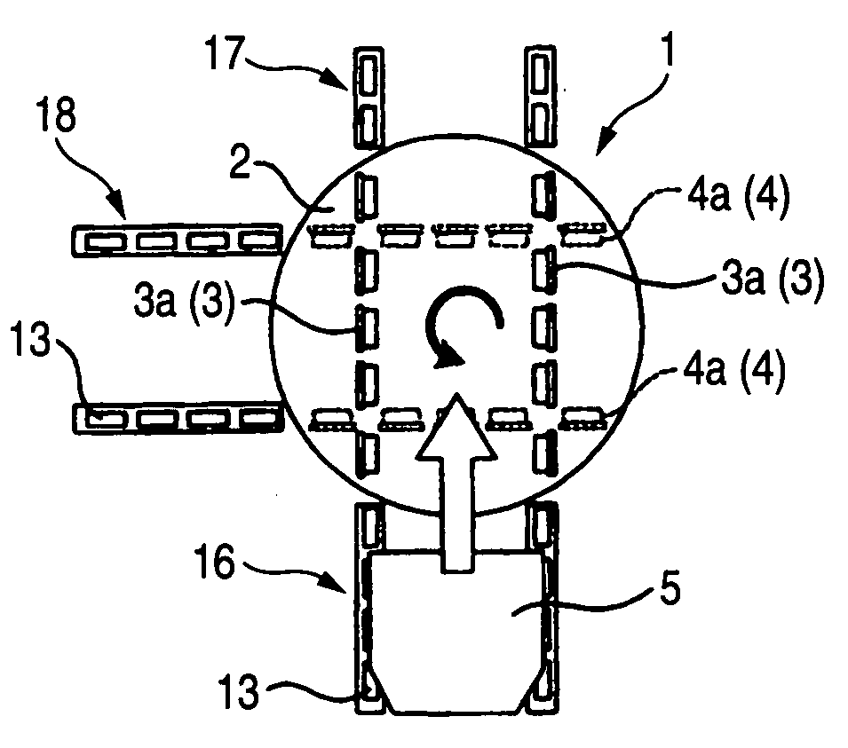 Direction change device