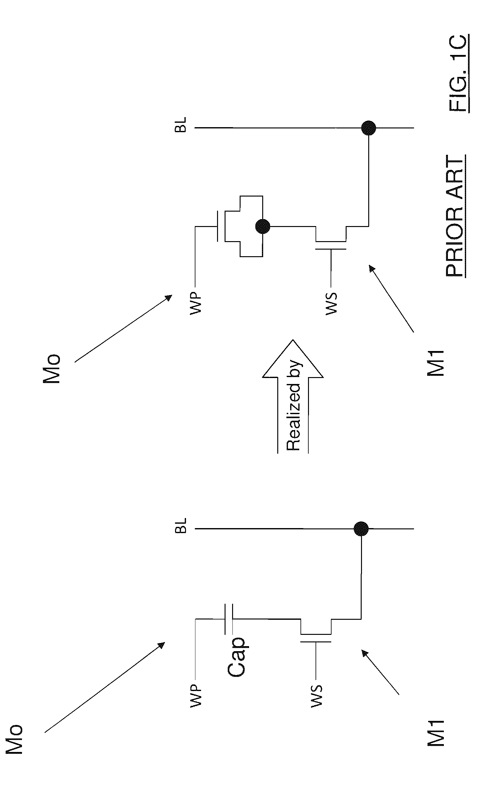 Low voltage and low power memory cell based on nano current voltage divider controlled low voltage sense MOSFET