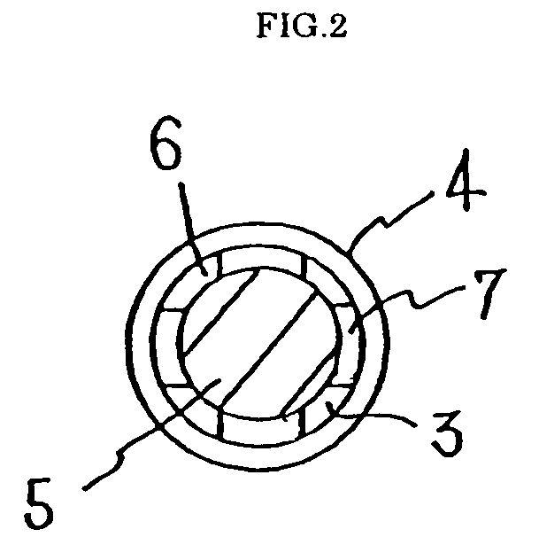 Water-based pigment-containing ink composition for central core type marking pen