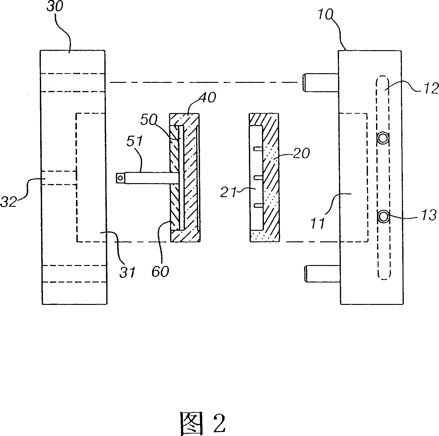 Heating and cooling system for injection molding machine