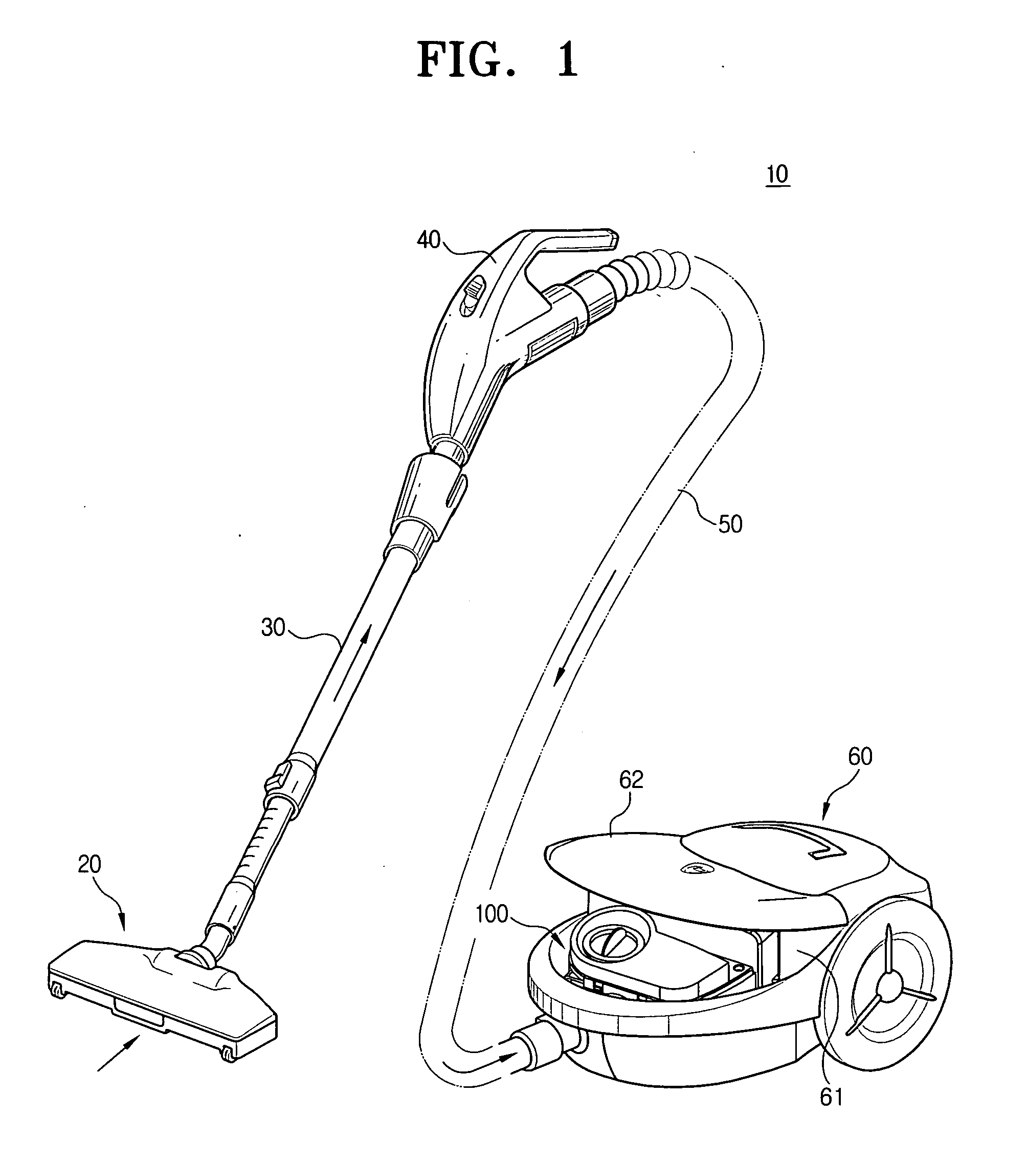 Cyclone dust collecting apparatus