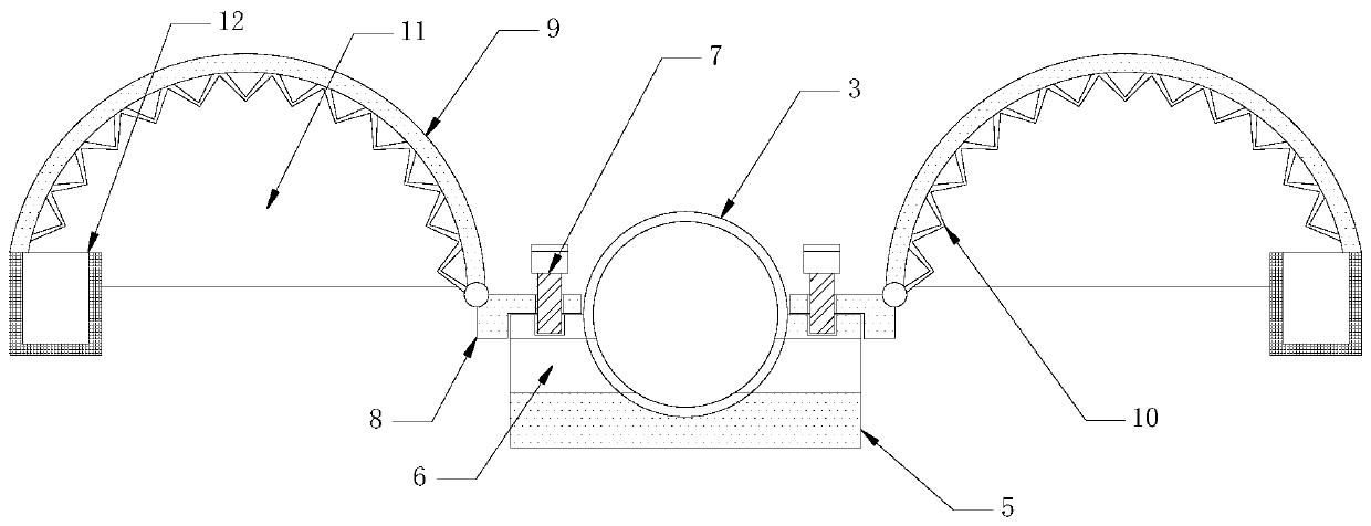 Aeration tank for urban sewage treatment