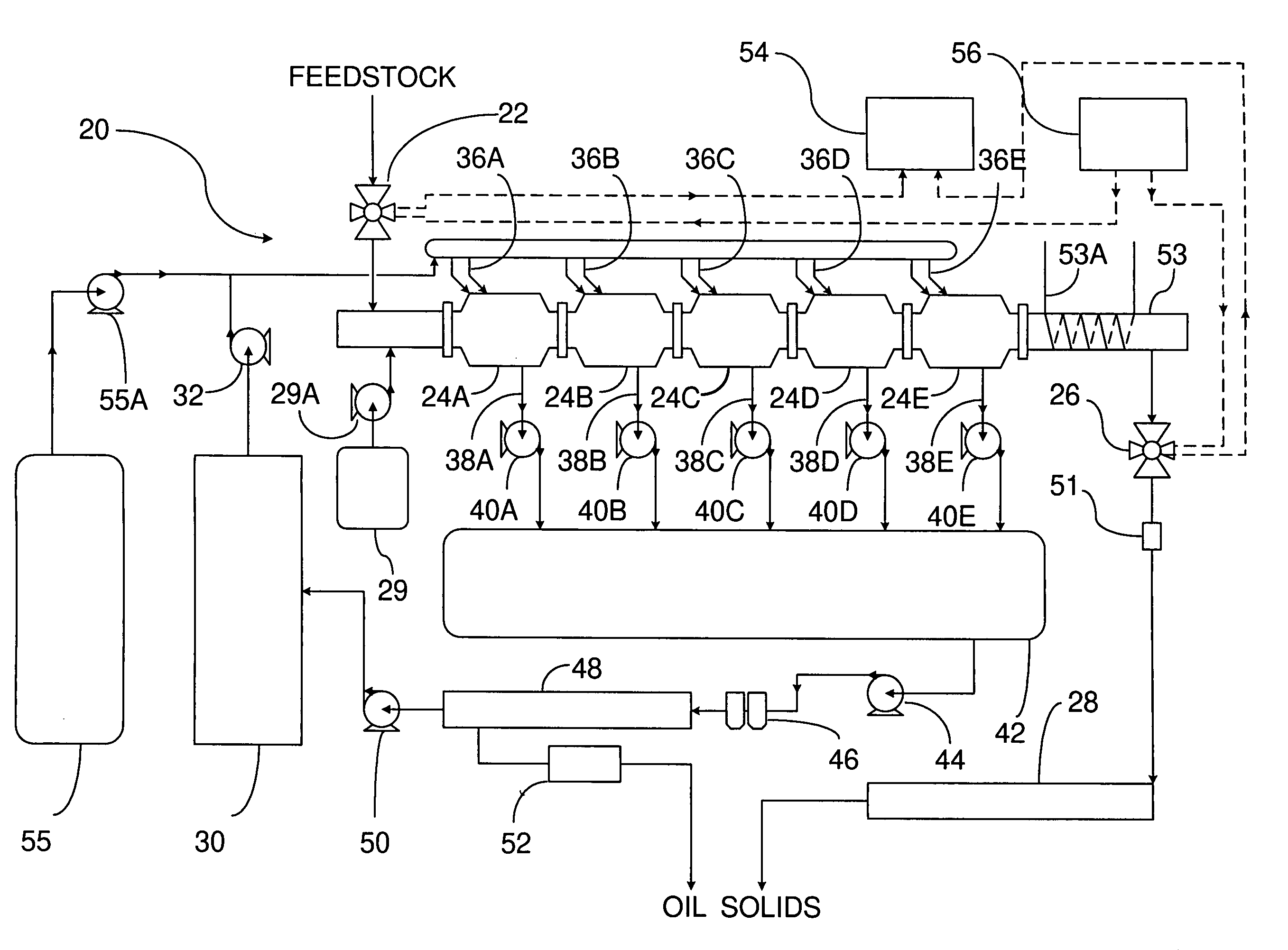 Method and apparatus for removing solute from a solid solute-bearing product