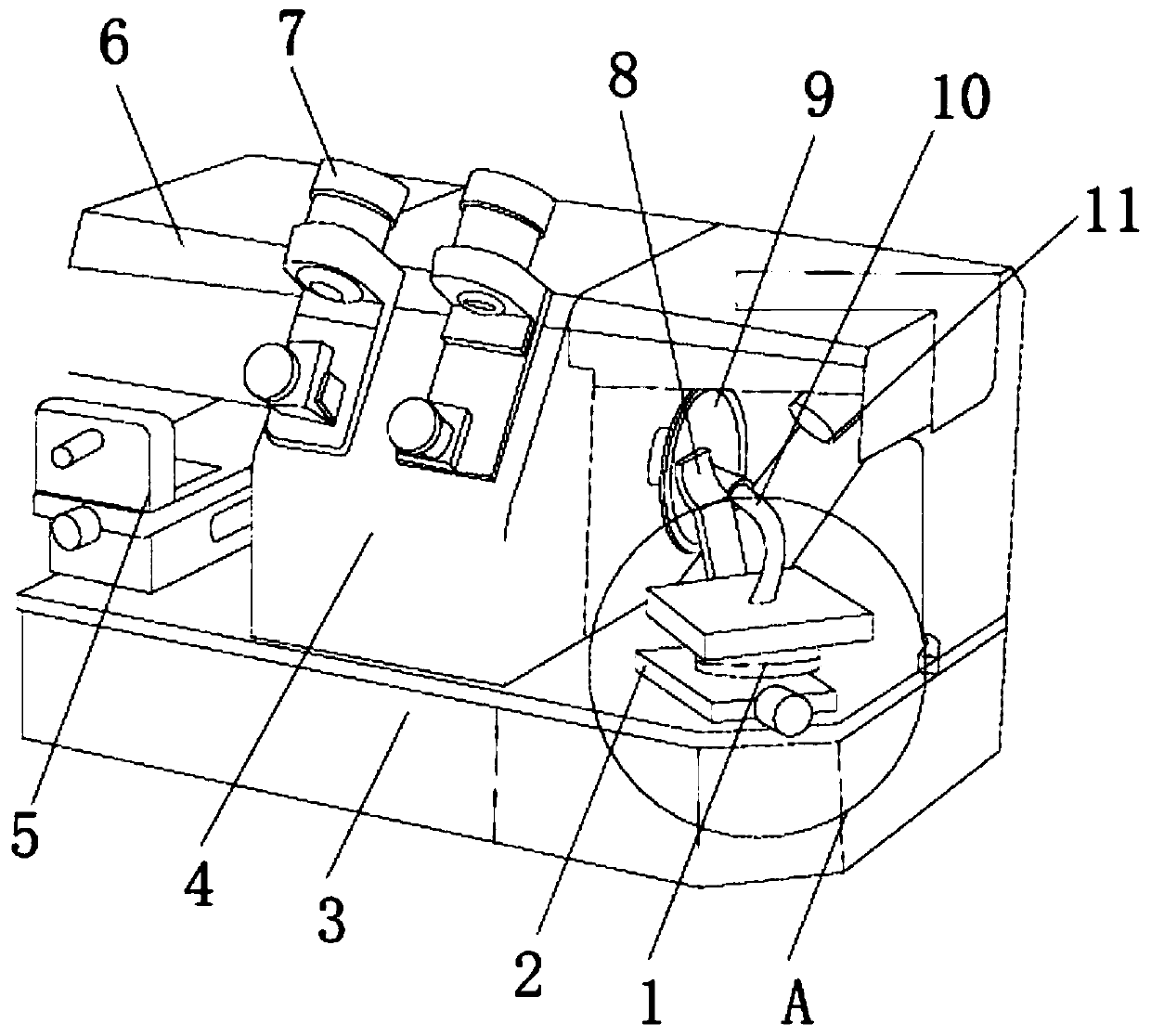 A rapid grinding device for medical and pediatric medicines