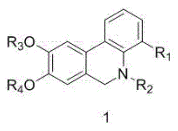 Phenanthridine derivative as well as medicinal composition, preparation method and application thereof