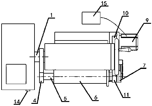 A CNC lathe tailstock automatic feed control method capable of controlling drilling depth