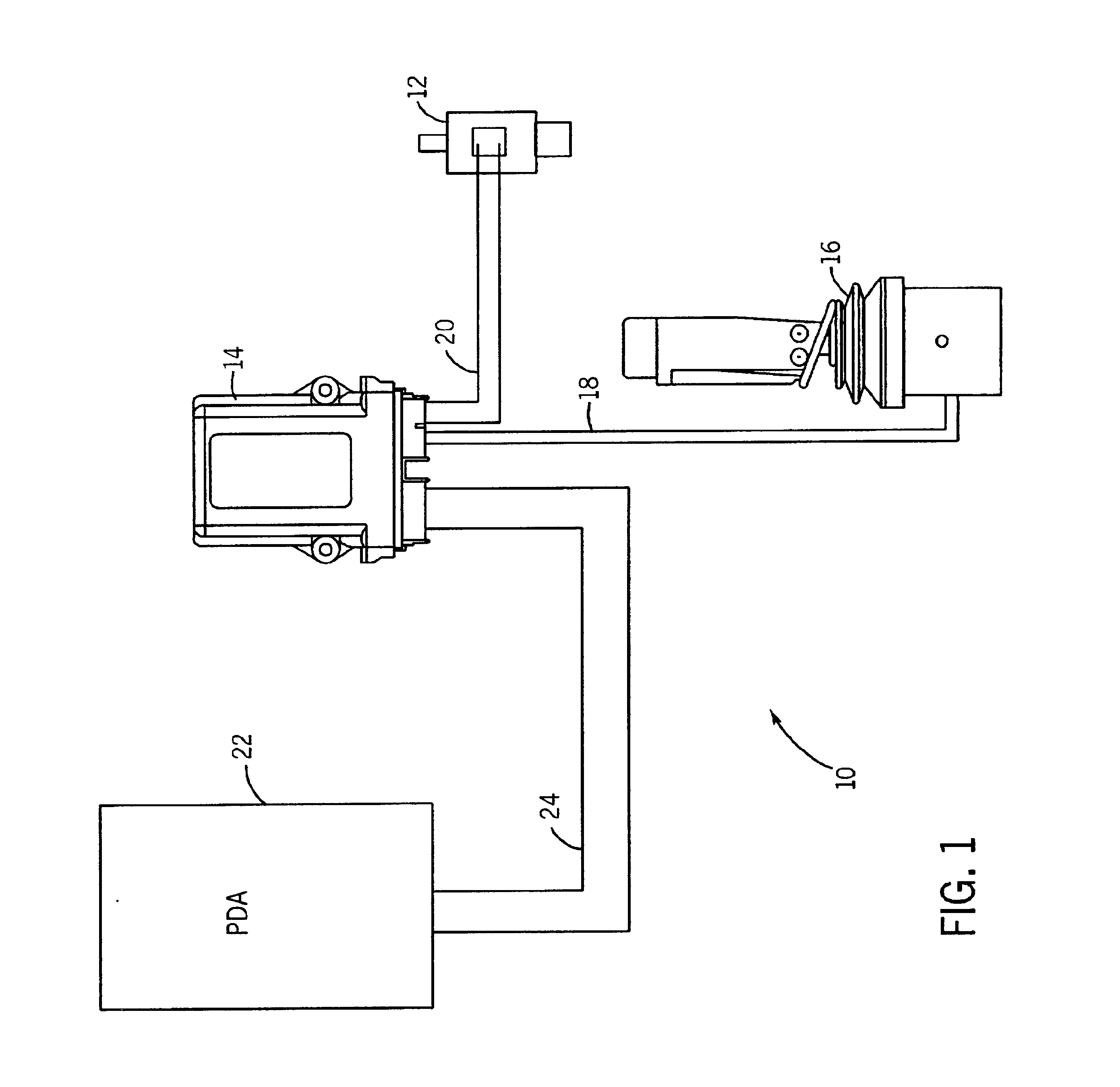 PDA monitoring and diagnostic system for industrial control