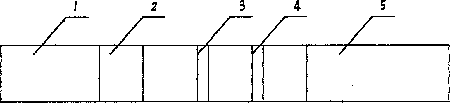 Verifying test paper of chloromycetin gel by gold method and production thereof