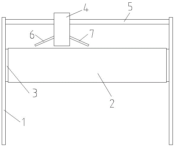 Floating ink cleaning device for inkjet printing machine